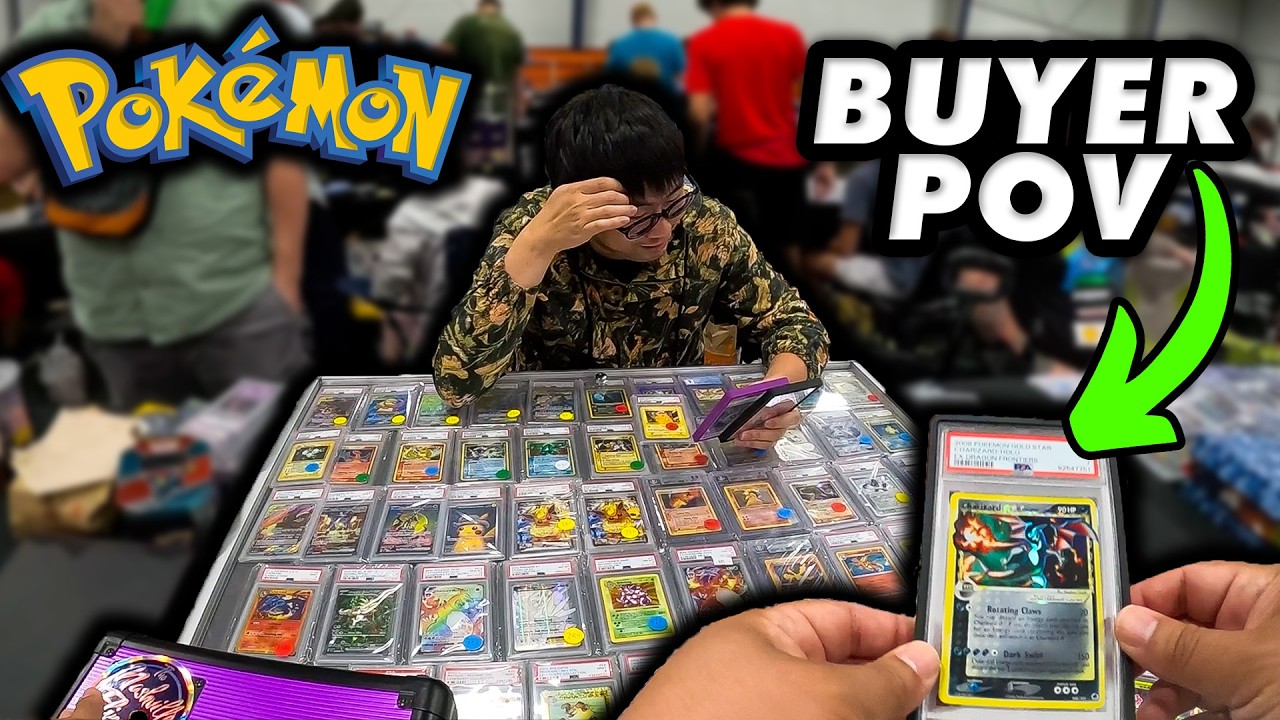 He Was scared to take my deal | Pokemon Buyer POV | Nashville lighthouse card show
