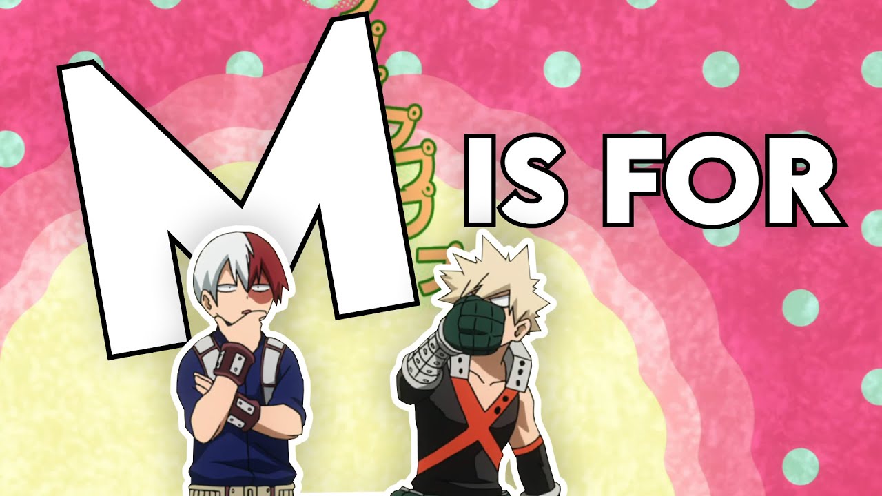 learn alphabet with todobaku | boku no hero academia