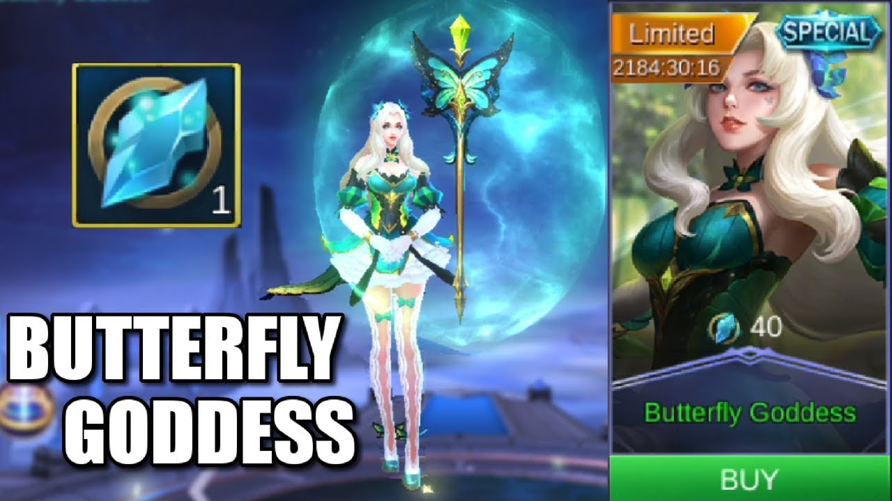 ODETTE NEW SKIN BUTTERFLY GODDESS IN LUCKY SPIN