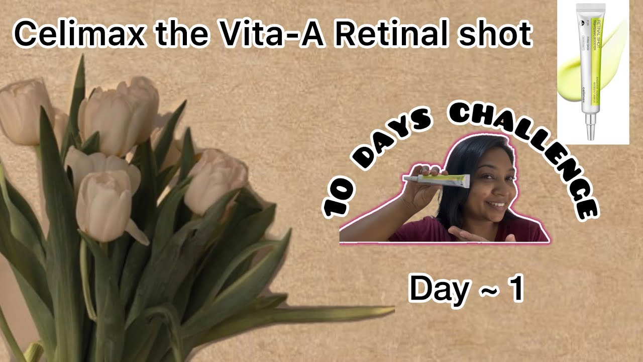Vlog # 4✨10 Days Celimax Retinal Shot Skin Care Challenge | DarkSpot Removal Routine #skincare #fyp 