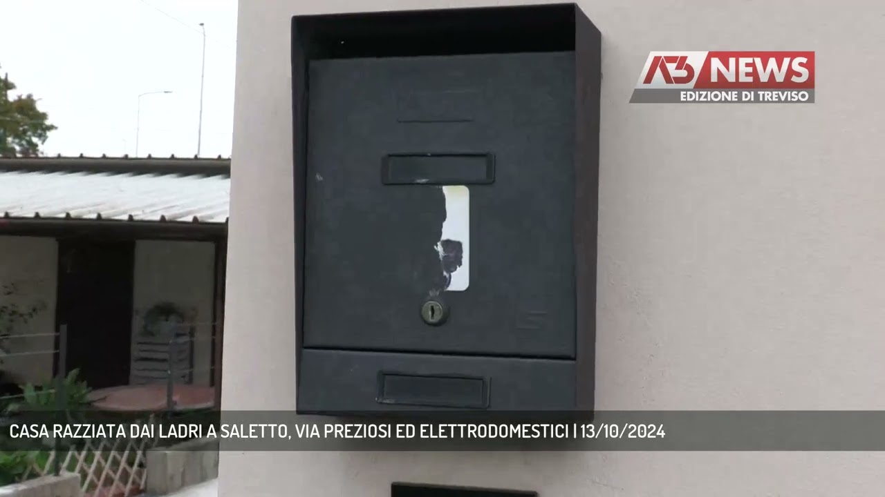 CASA RAZZIATA DAI LADRI A SALETTO, VIA PREZIOSI ED ELETTRODOMESTICI | 13/10/2024