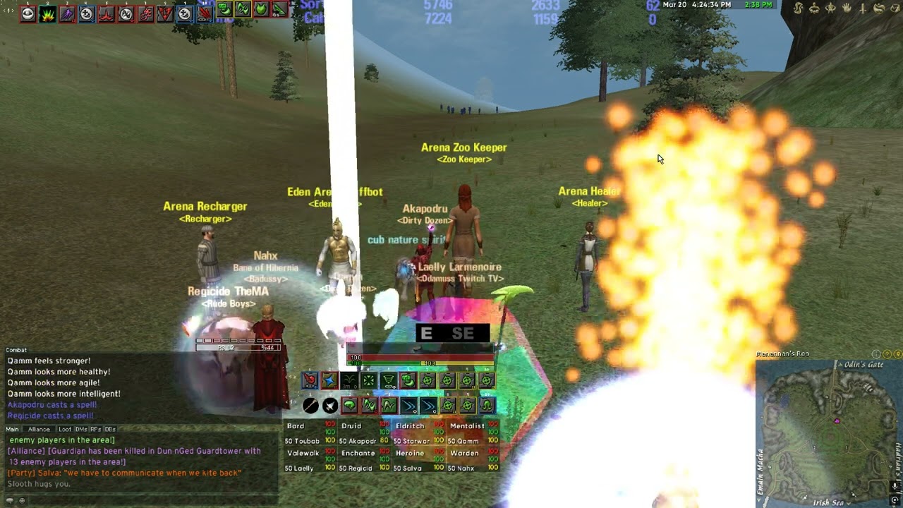 Dark Age of Camelot 8man PvP Lighteld PoV Starwarrior