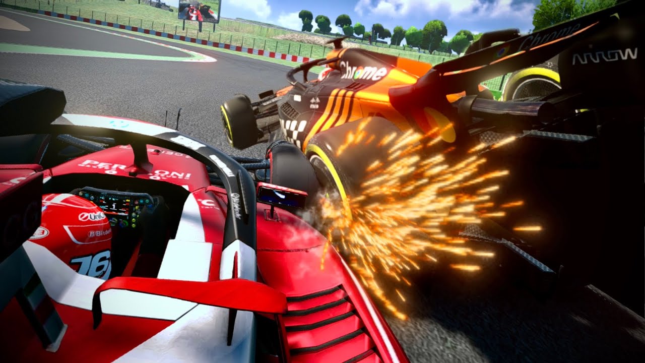 CRASHED with Leclerc at Turn 1… It ONLY GOT WORSE: Ala Mobile GP Championship Season 5 Rd 8