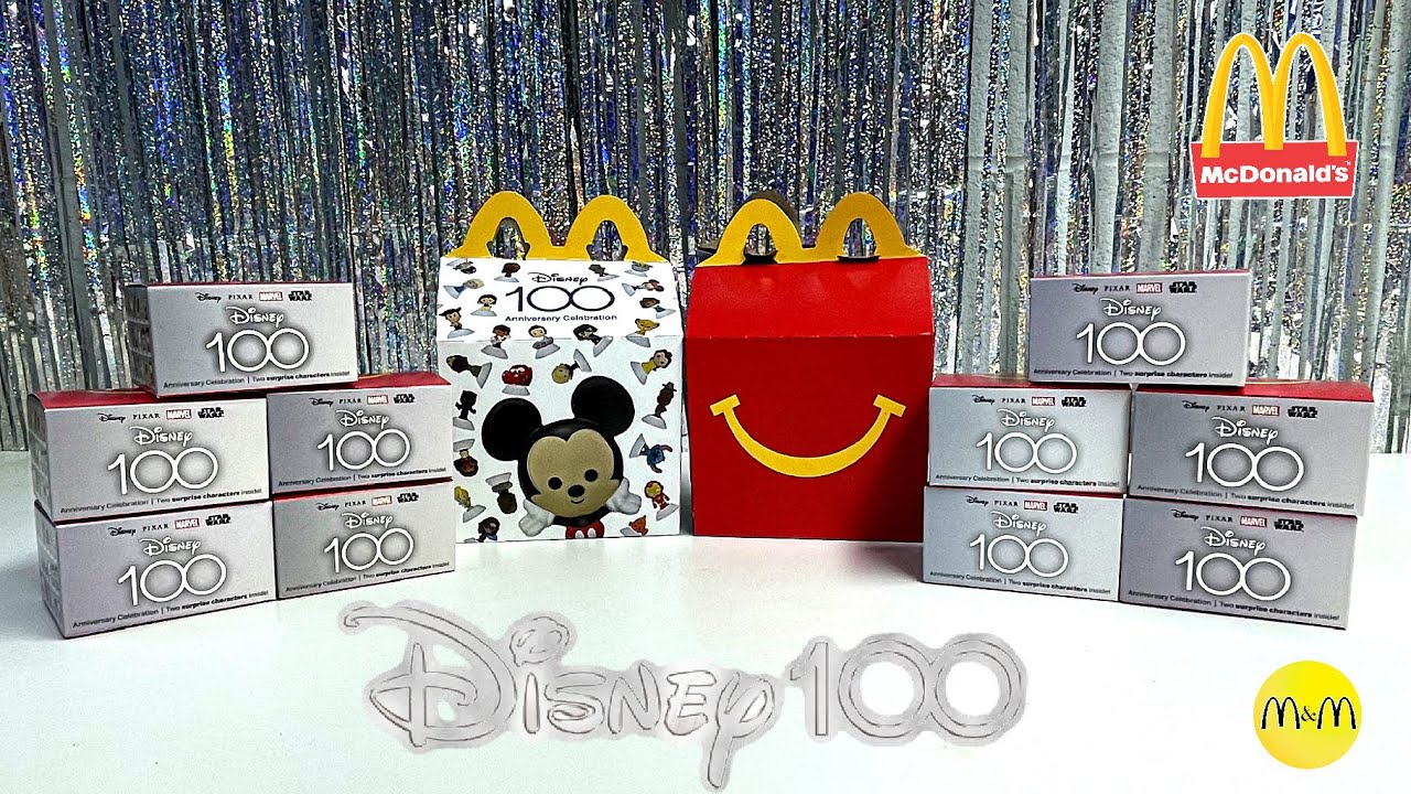 McDonald’s Disney 100 Anniversary Celebration Happy Meal Collection! Nov. 2023!