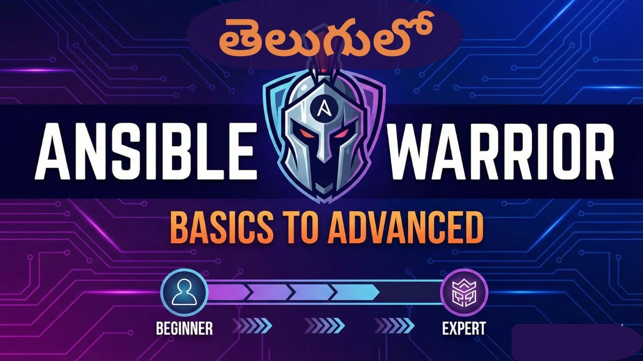 Ansible in Telugu | Basics to Advanced | Ansible Warrior