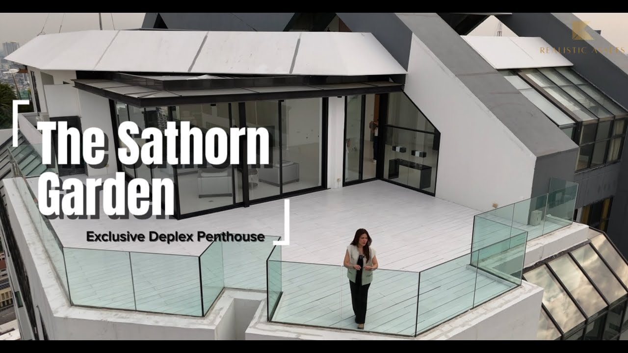 SATHORN GARDEN EXCLUSIVE DUPLEX PENTHOUSE FOR SALE - BREATHTAKING VIEW ON THE CITY - 100 SQM TERRACE