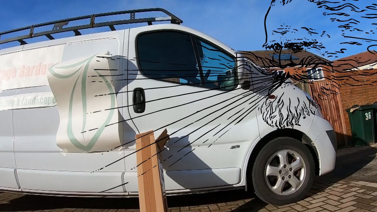 DIY Van Sign Writing: Applying The Graphics Myself