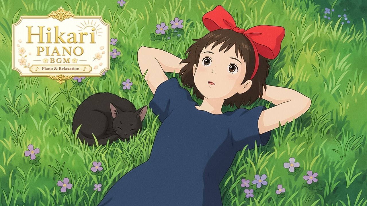 美しい8時間のスタジオジブリ音楽 🔔 ジブリ史上最高のリラックス BGM🌻 ジブリ音楽が元気をくれる🌱 となりのトトロ、風の谷のナウシカ、海のなみだ、おもひでぽよ、崖の上のポニョ