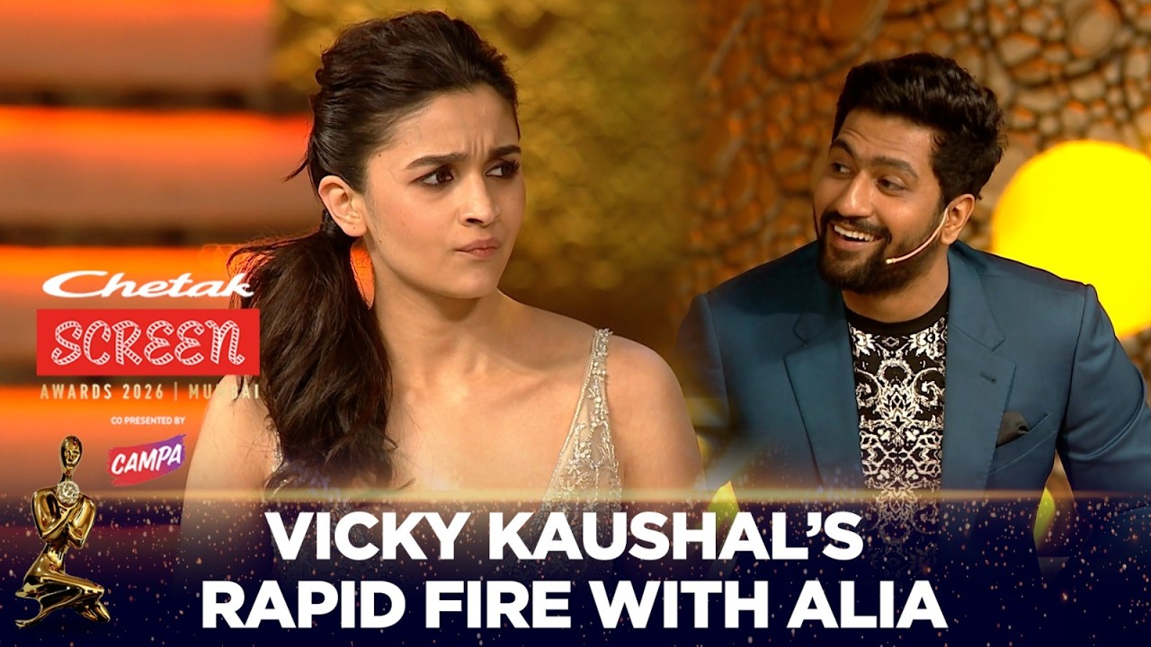 Vicky Kaushal&rsquo;s Rapid Fire With Alia Bhatt Leaves Everyone Laughing | Screen | #ChetakScreenAwards