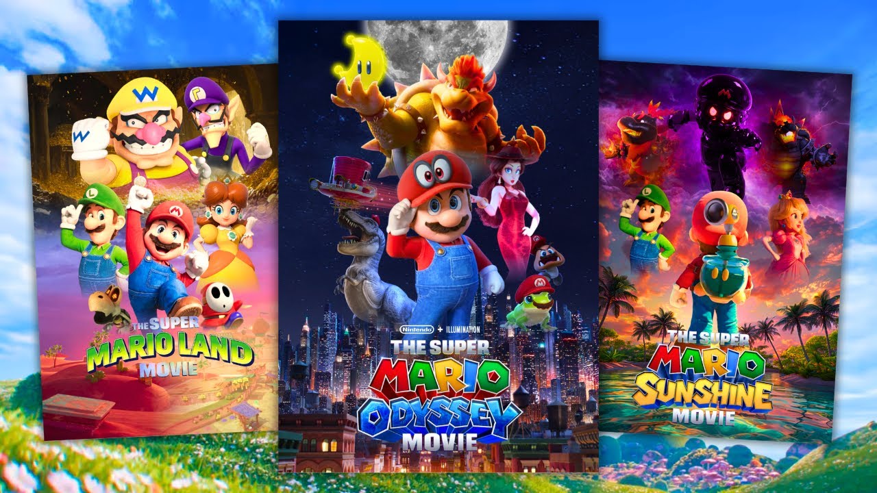 Making 3 Custom Mario Movie Sequel Posters!
