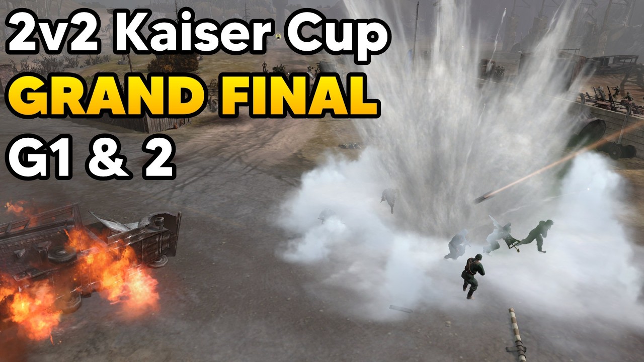 COH2 Kaiser Cup Grand Final - PERV1TIN vs Jhiaxus - Game 1 & 2
