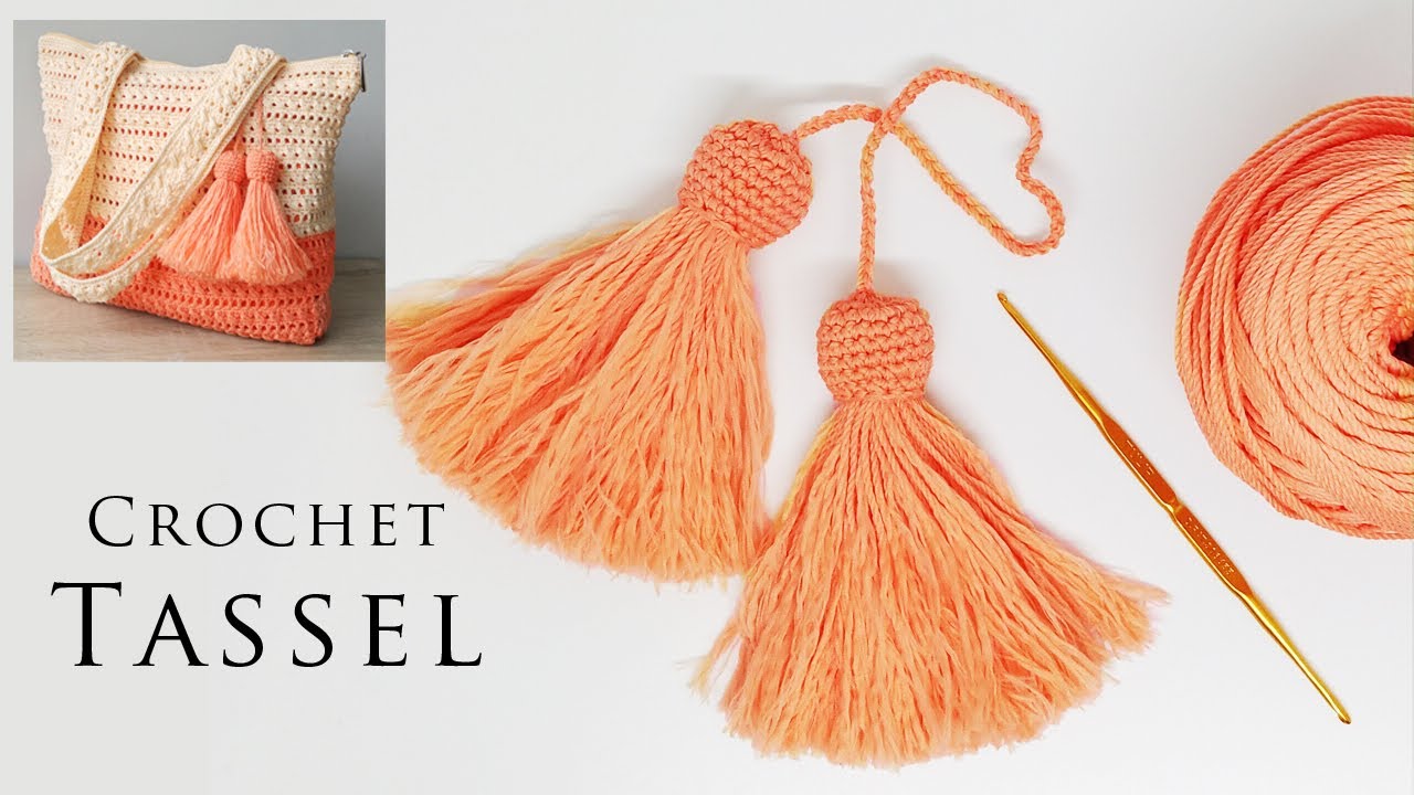 DIY Tassel Rajut Untuk Pemula - How to make A Crochet Tassel