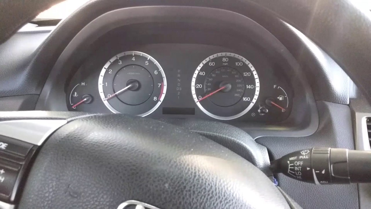 Cambio de aceite, reset icono del tablero en Honda Accord 2012 - Reset oil icon in Honda Accord 2012