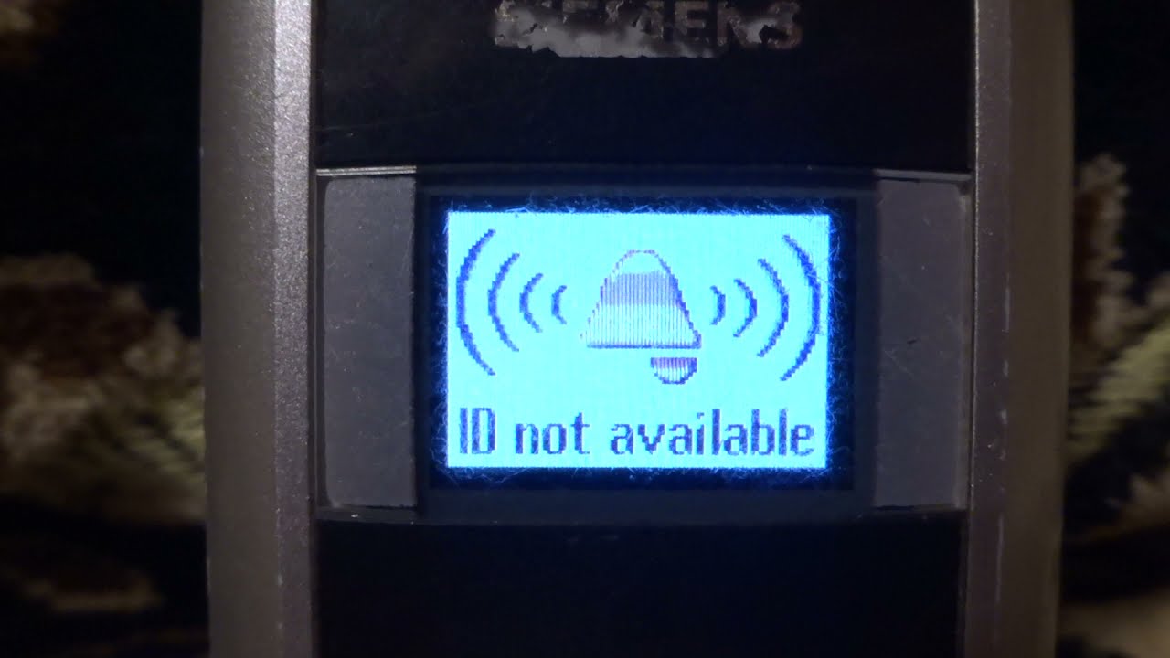 Siemens CF75 incoming call