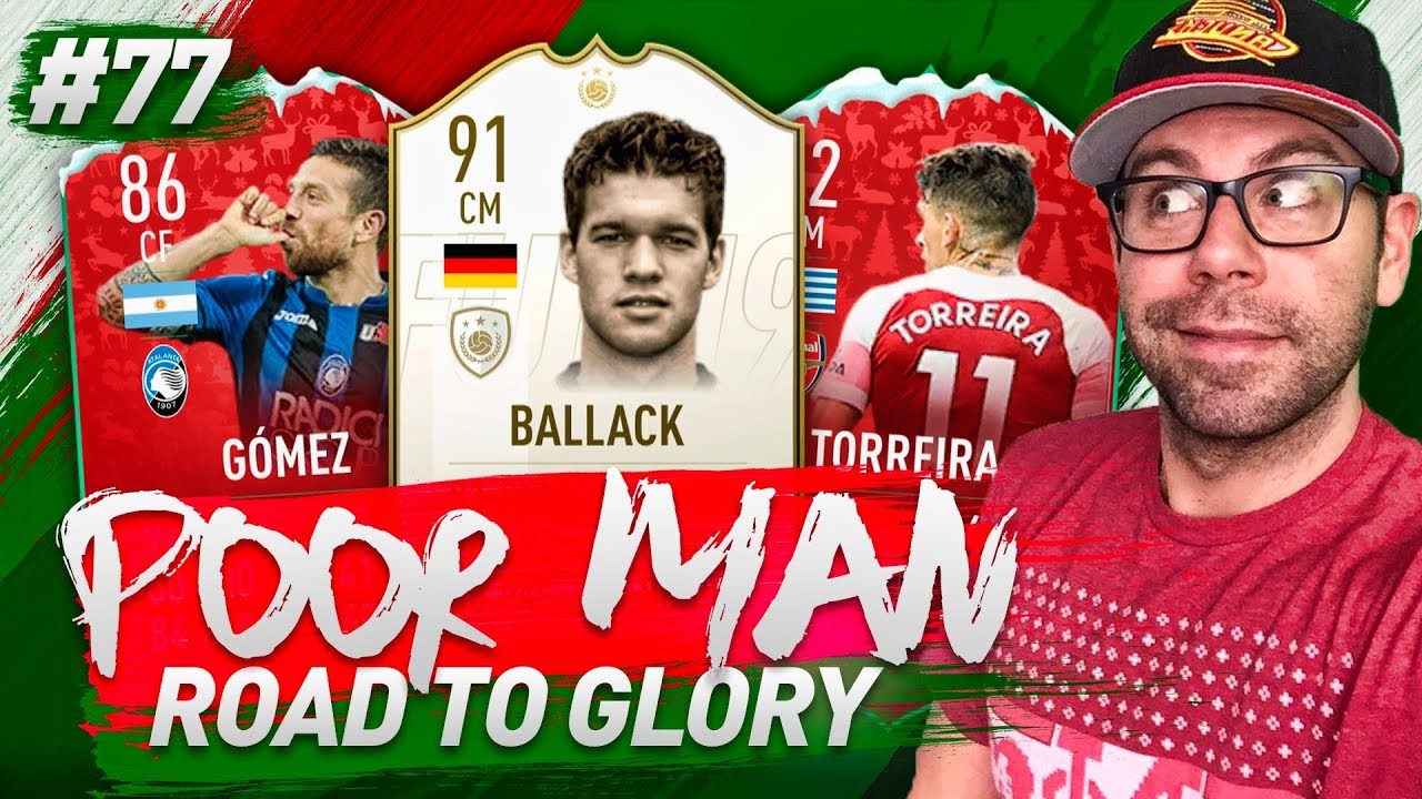 OMG FUTMAS PLAYER SBCs! PRIME ICON 91 BALLACK!! - POOR MAN RTG #77 - FIFA 19 Ultimate Team