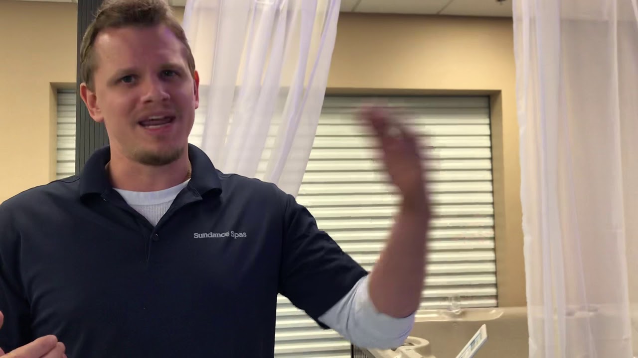Sundance hot tub 880 series demo