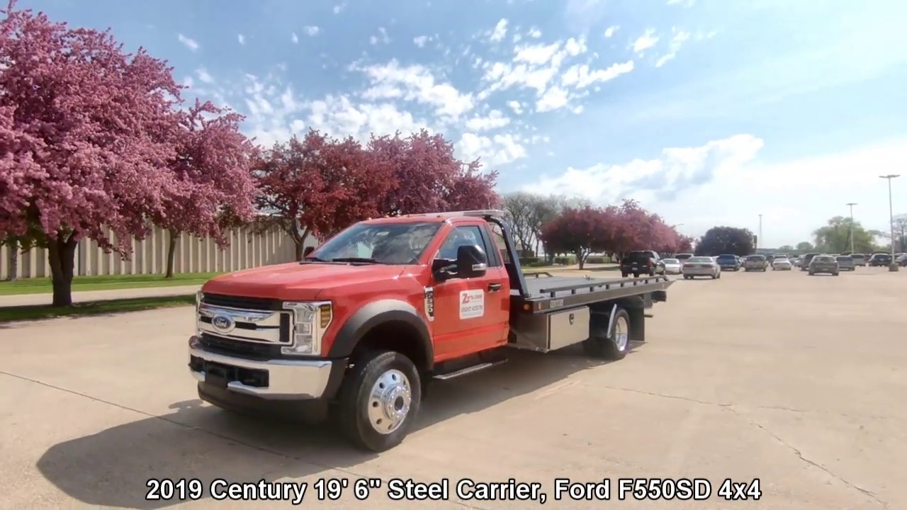 *SOLD*16269 - 2019 Century 19' 6" Steel Carrier, Ford F550SD 4x4