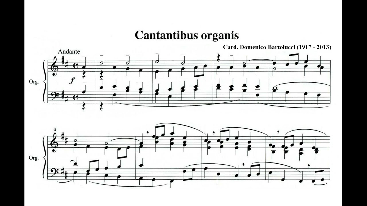 Bartolucci, Domenico (1917 - 2013)  Cantantibus Organis