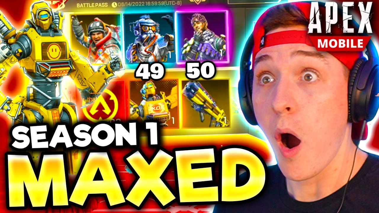 MAXED APEX MOBILE BATTLE PASS (SEASON 1)