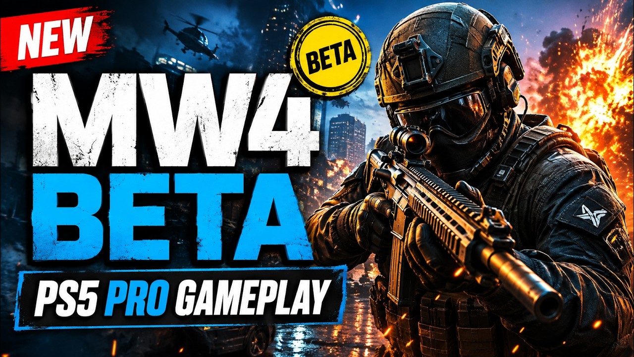 Modern Warfare 4 Beta: PS5 Pro Gameplay [4K HDR]