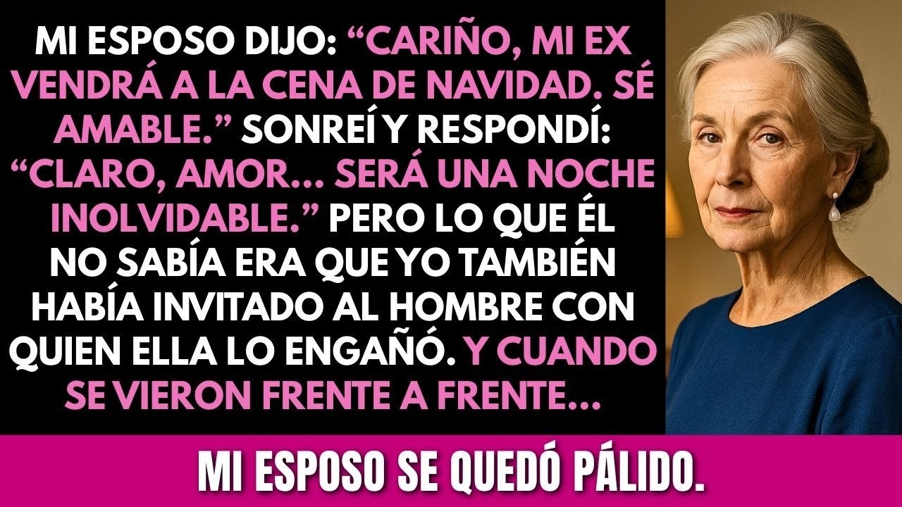 Mi esposo invitó a su ex a la cena de Navidad; cuando vio a quién invité, se quedó pálido.