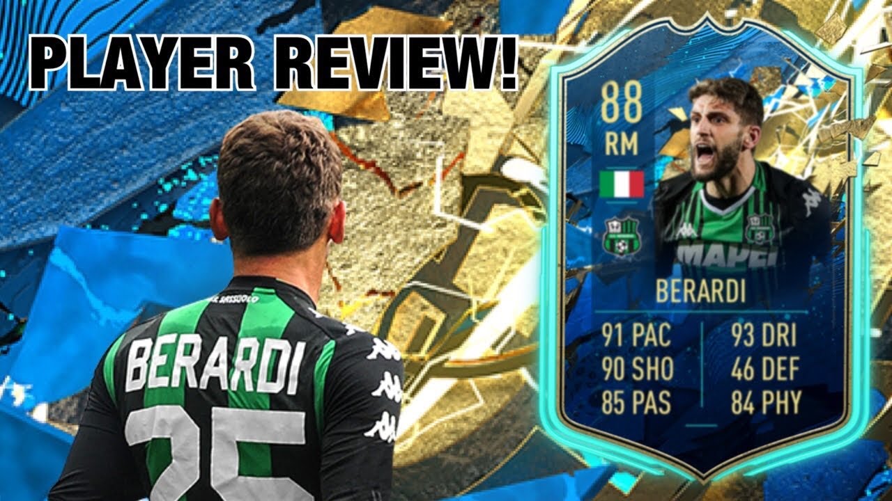 FIFA 20 (88) TOTS BERARDI PLAYER REVIEW! (88 RATED TOTSSF BERARDI)