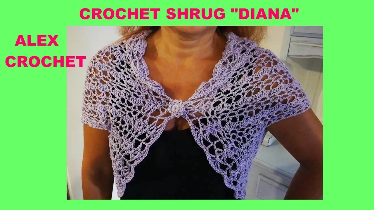 CROCHET AUGMENTED SHRUG 