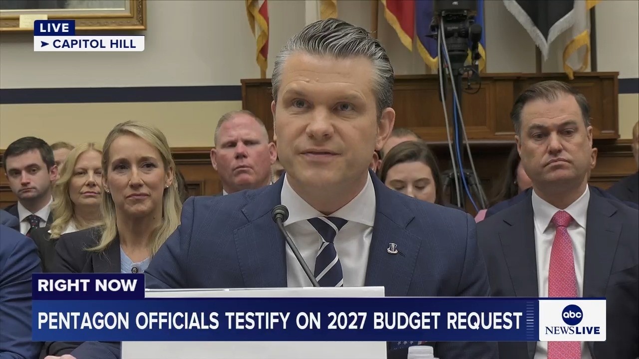 LIVE: Secretary Hegseth testifies on 2027 Pentagon budget request