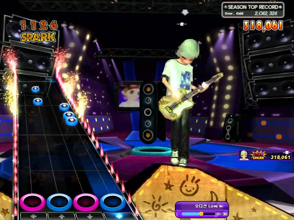 Audition Guitar Mode Audition - Love Mode(Lv.4 Crazy) (95bpm)