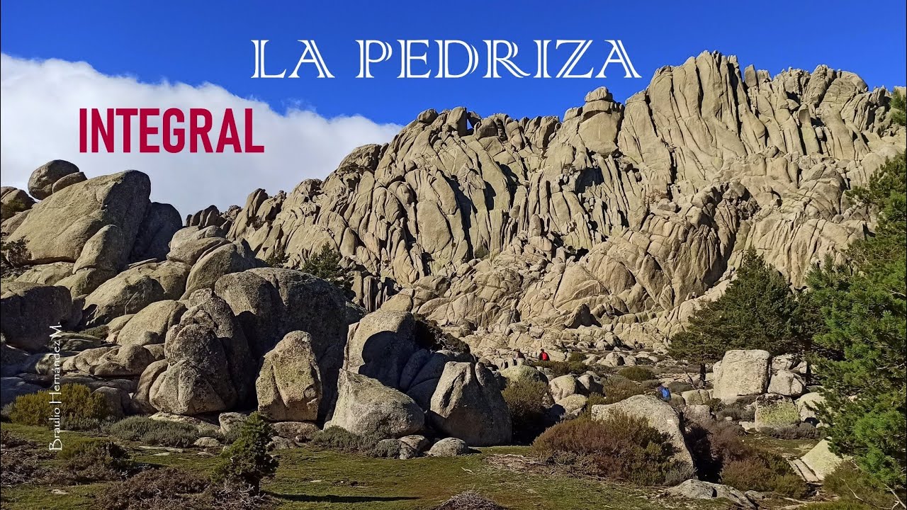 Integral de la PEDRIZA, templo del senderismo madrileño. Parque Nacional Sierra de Guadarrama.
