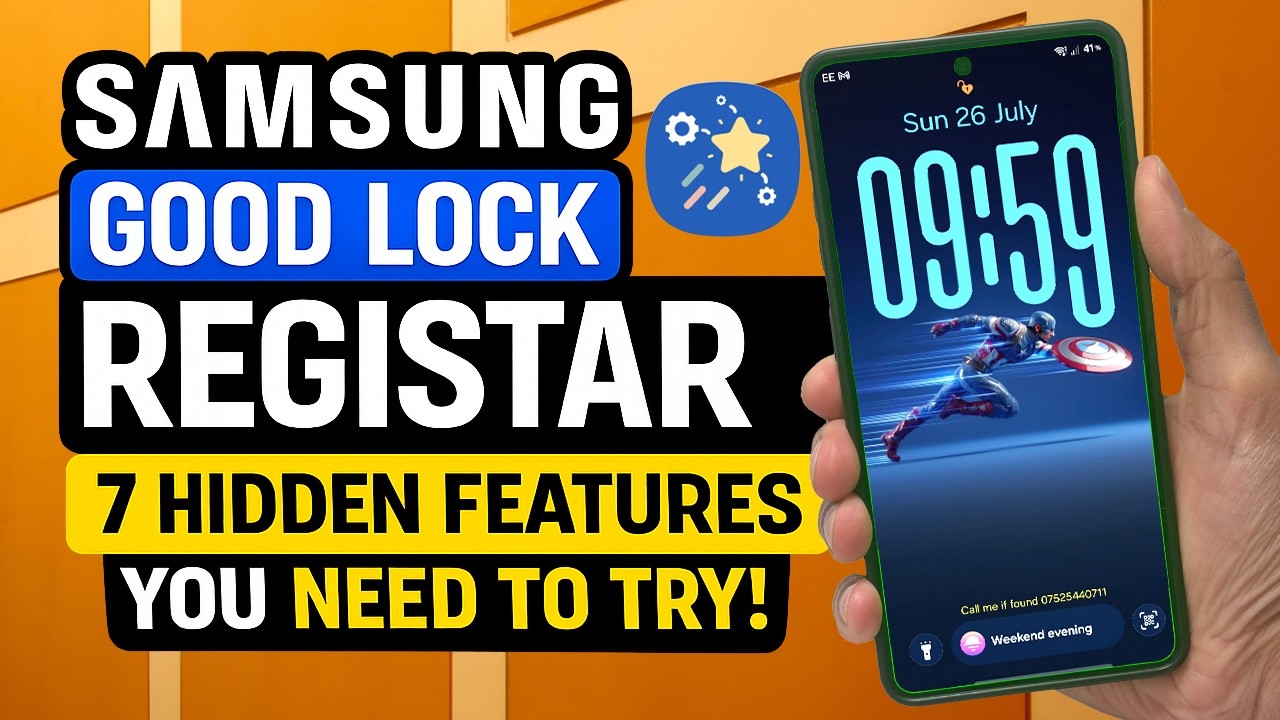 Samsung Good Lock RegiStar: 7 скрытых функций, которые нужны каждому пользователю Galaxy! 🤯 Гайд ...