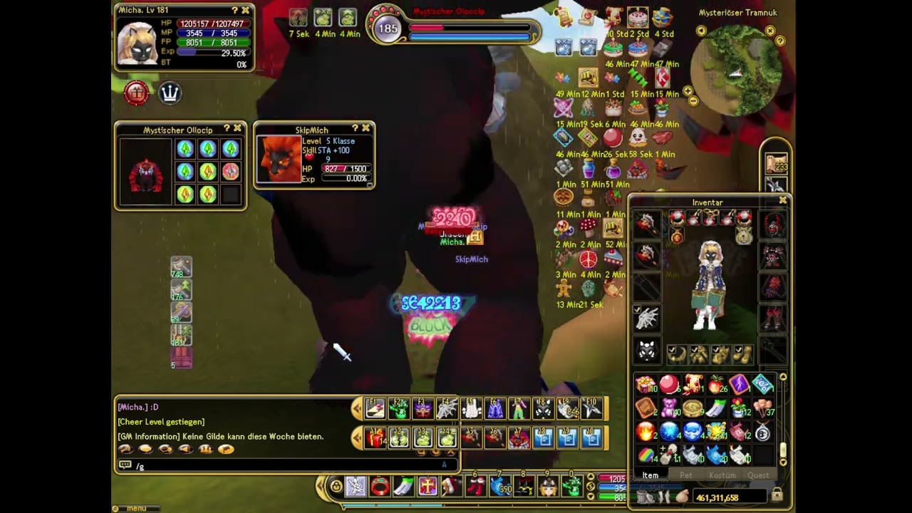 Flyff PC - The Wilds (Transcendence) Mystischer Oloccip [PUR STA SLAYER]