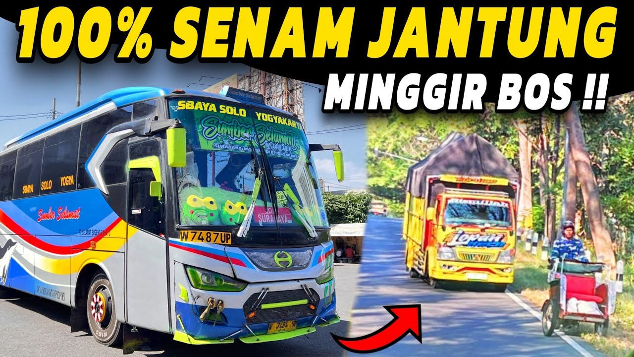 AKSI TERAKHIR SI RAJA JALANAN ‼️ ADU BANTENG VS TRUCK 🔥 Trip Report Naik Bus SUGENG RAHAYU Ngeblong
