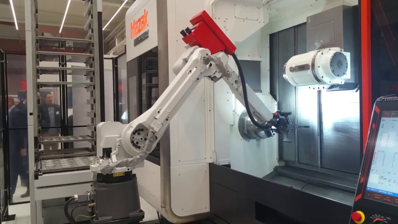 RoboJob Tower with Mazak Integrex