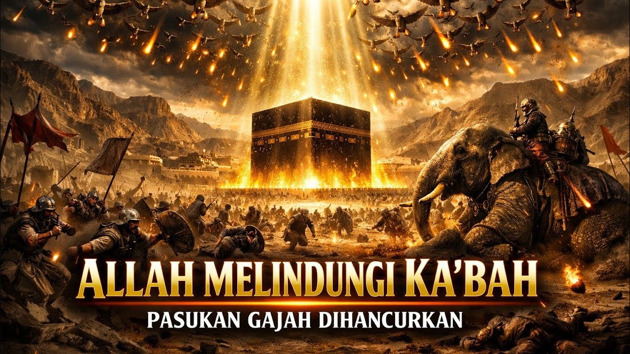 Pasukan Gajah Menyerang Ka'bah | Kisah Burung Ababil Menghancurkan Tentara Abrahah (Full kisah)