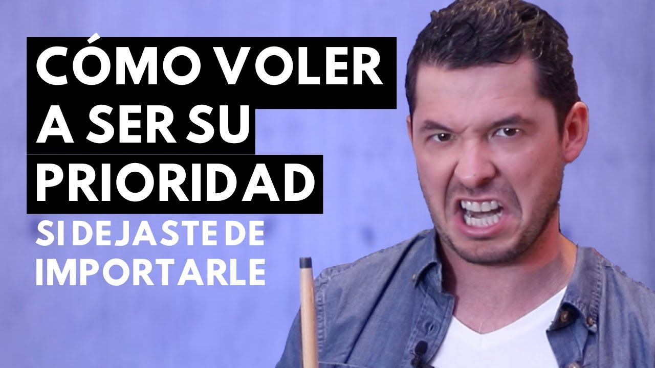 4 FORMAS DE VOLVER A SER SU PRIORIDAD SI DEJASTE DE IMPORTARLE | JORGE LOZANO H.