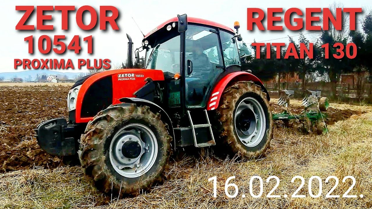 ZETOR 10541 Proxima Plus | Oeanje 2022 | ZETOR I Regent Titan 130 | Plowing 2022