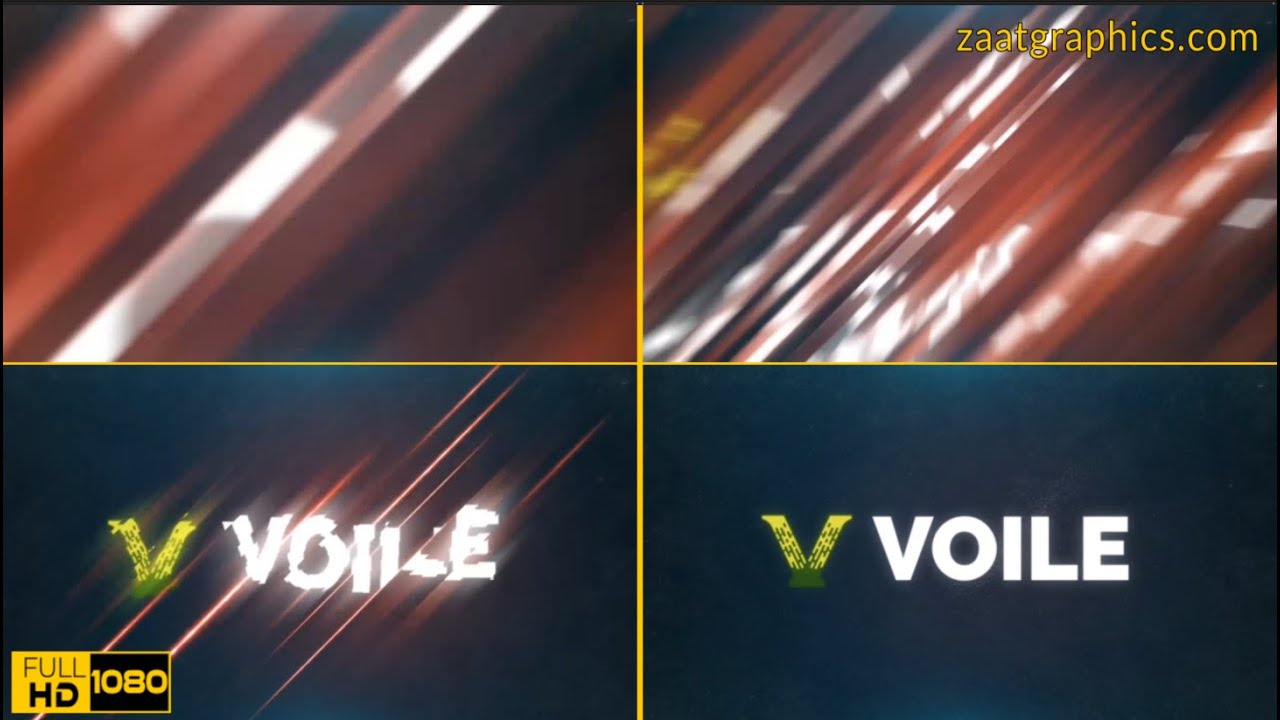 Slices Logo Reveal | After Effects Logo #131
