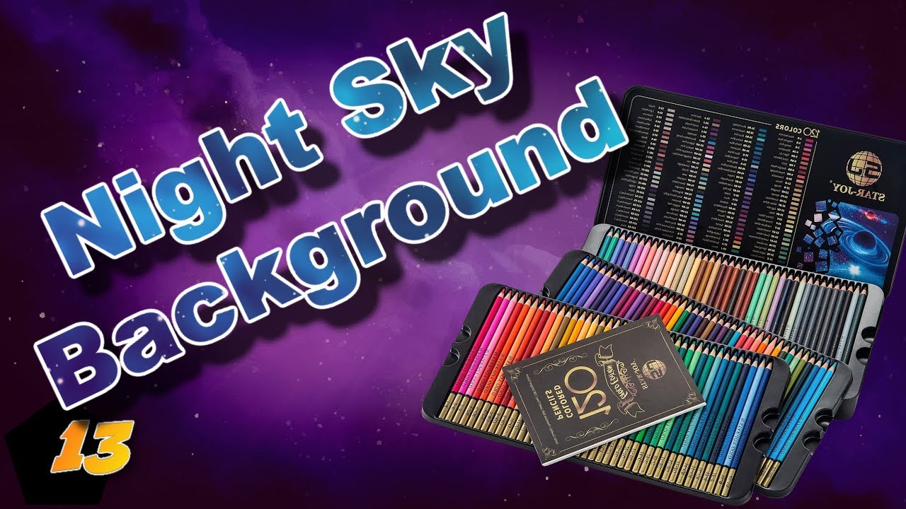 Pencil Blends, Details And Tips For A Night Sky In Colored Pencil