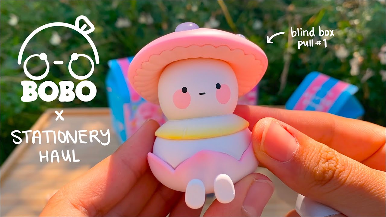 ✨bobo & coco blind box opening + stationery haul ✨