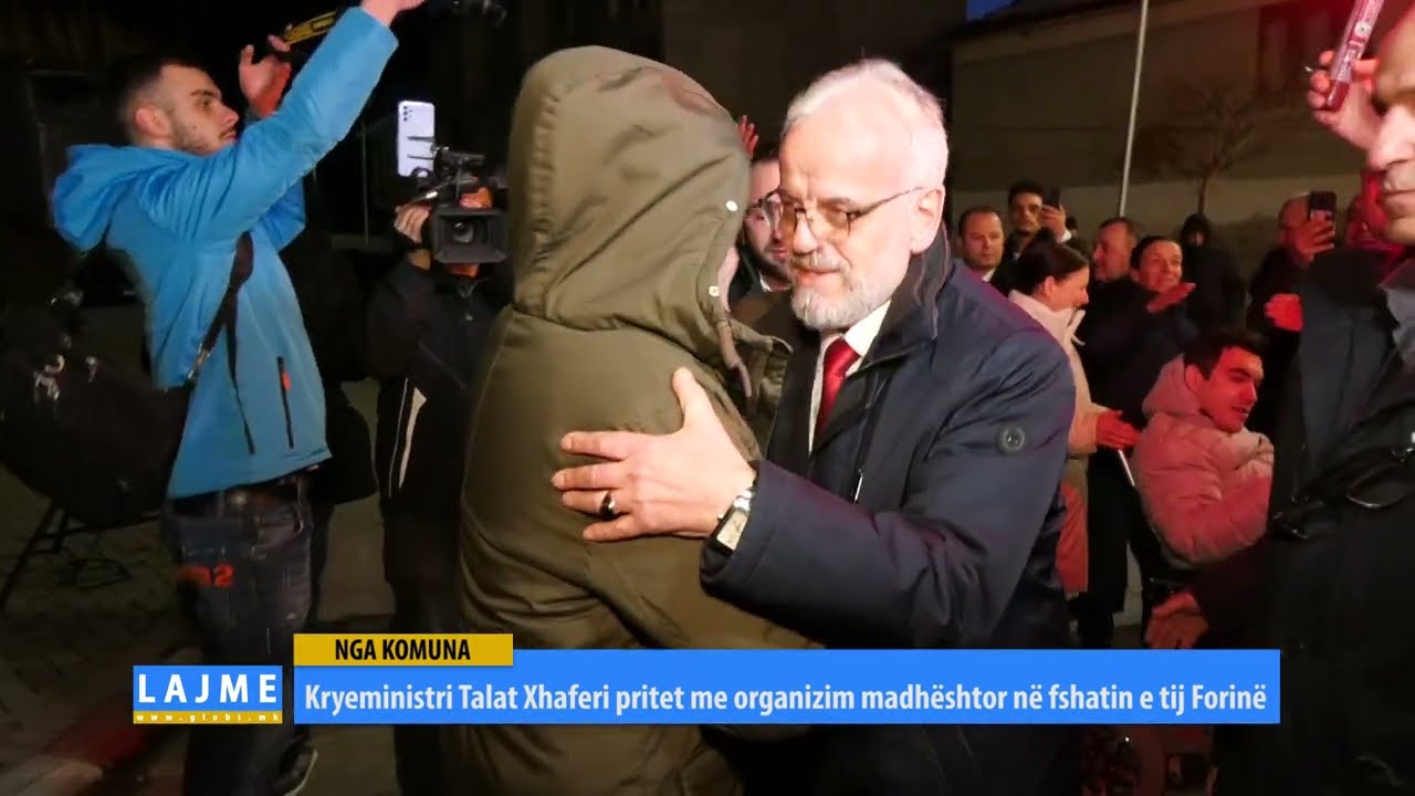 Kryeministri Talat Xhaferi pritet me organizim madhështor në fshatin e tij Forinë