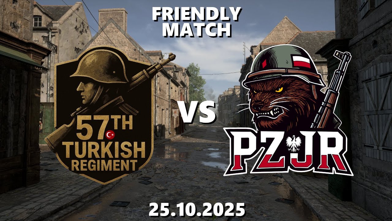 HELL LET LOOSE | PZJR vs 57TH Friendly Match | 25.10.2025
