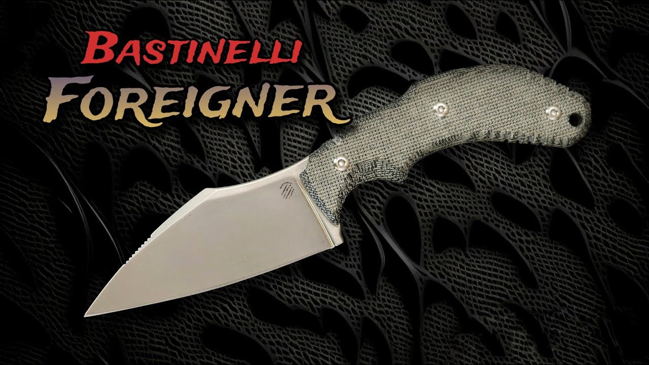 Bastinelli Foreigner!  New Ultimate in Fixed Blade Pocket Carry?