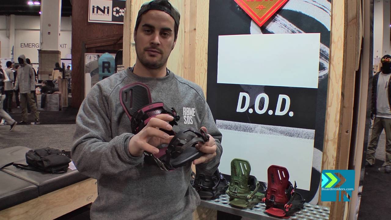 Rome DOD Bindings - Board Insiders - NEW 2017 Rome Snowboards DOD Bindings