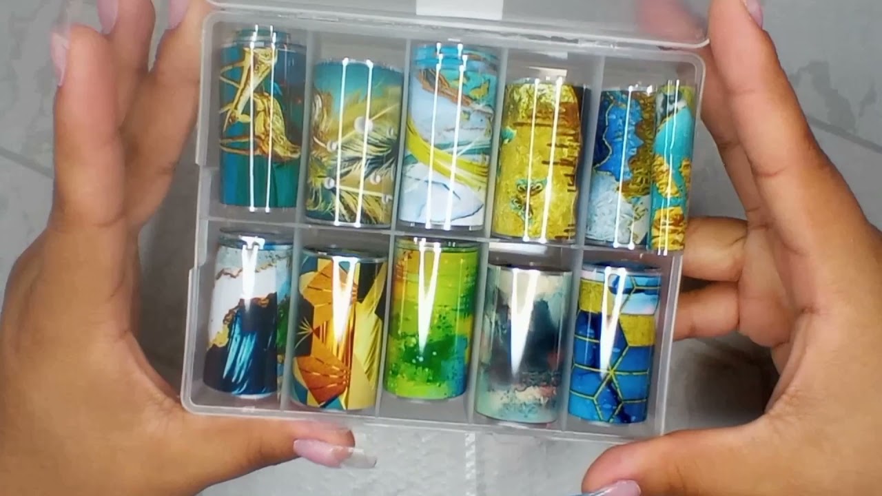 WATCH ME WORK | Easy Polygel Nails Luxury Nail Foil Design | Chitchat  💰💕