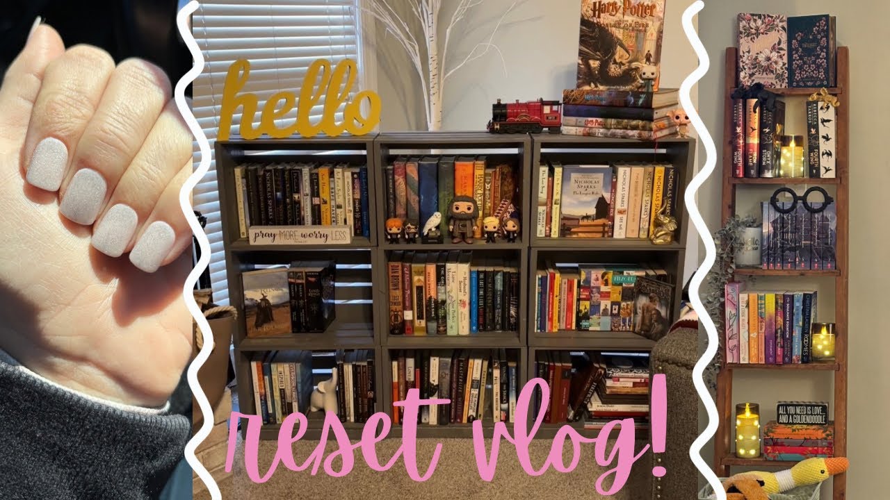Reset vlog! Nails, coffee bar & changing out decor! 