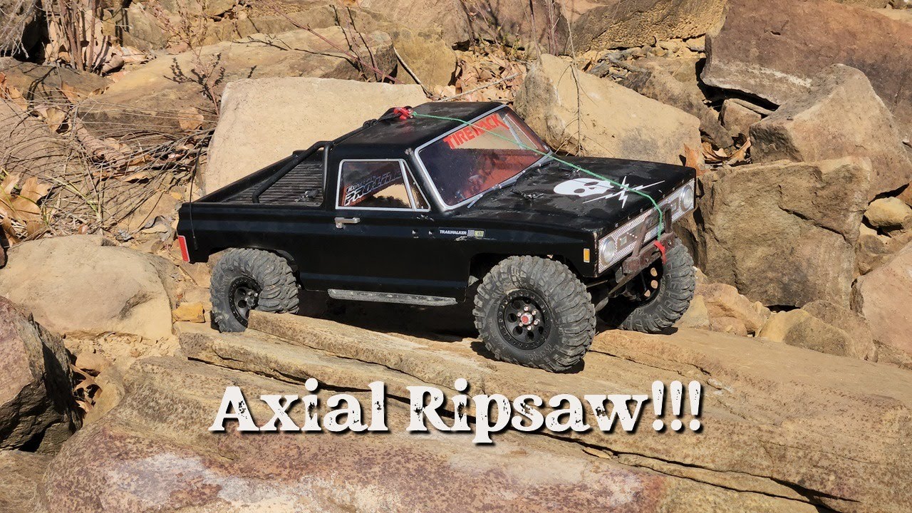 Обзор гусеничных шин Axial 1.9 Ripsaw (G35) — превосходство 1-го класса!