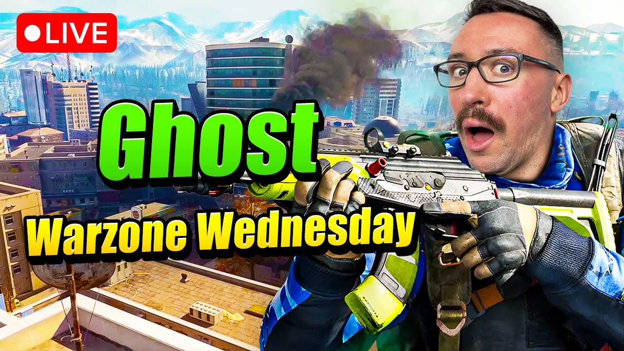 🔴LIVE - Ghost Warzone Wednesday! High Kill Games with the Ghost Squad!