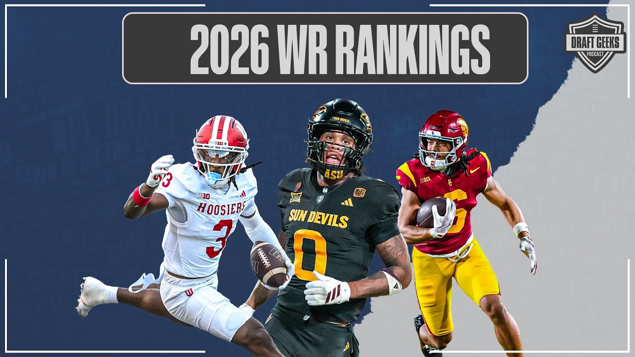 LIVE: 2026 Wide Receiver Rankings, Is Makai Lemon or Carnell Tate WR1?