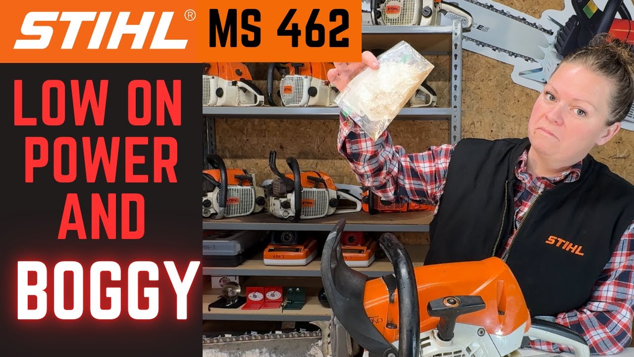 Stihl MS 462C Chainsaw — LOW ON POWER And BOGS! Diagnostics and M-Tronic Calibration!